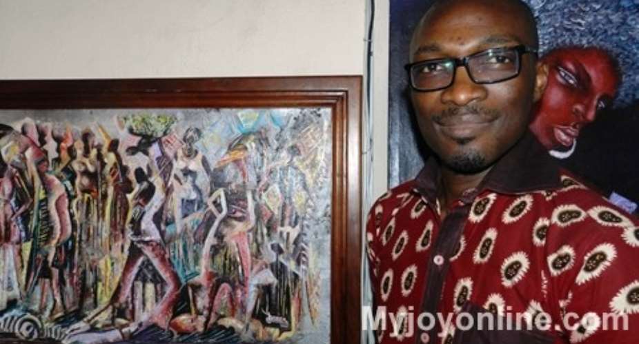 Derek Worlalorm-Johnson, a journalist with an artistic touch