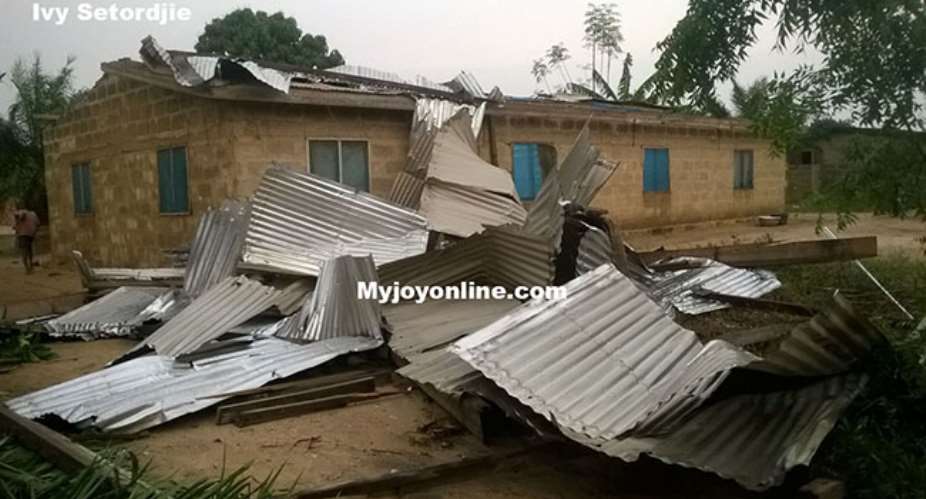 Agbakope pupils displaced after heavy rains damage classrooms