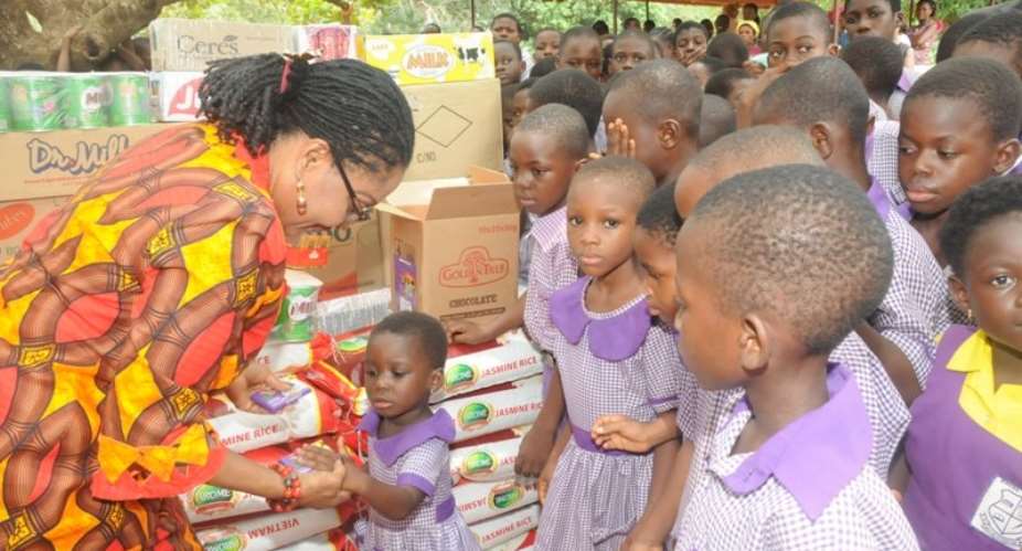 First Lady donates Easter items to children homes