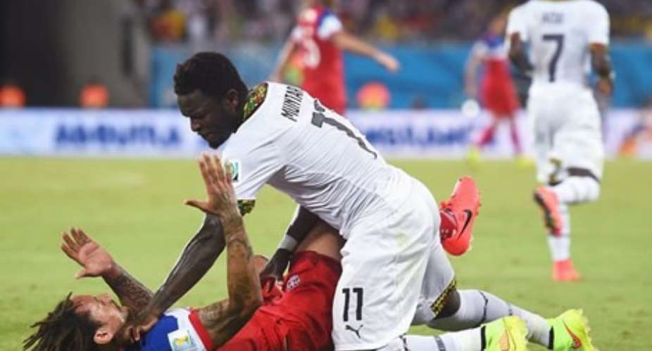 Leaked Video: Sulley Muntari's fight with Ghana FA executive at World Cup emerges