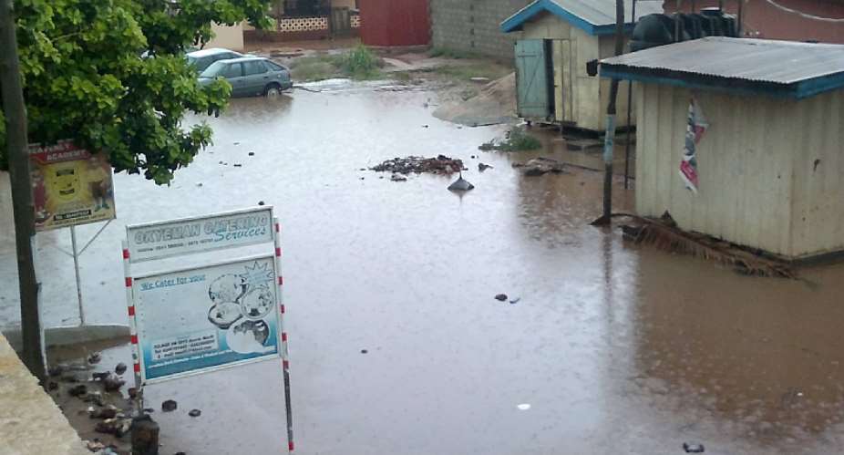 Flooding and disaster in North Kaneshie