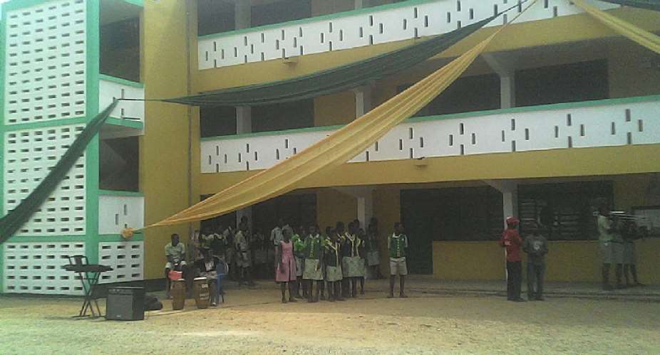 Agona West MP Hands Over Renovated Classroom Block