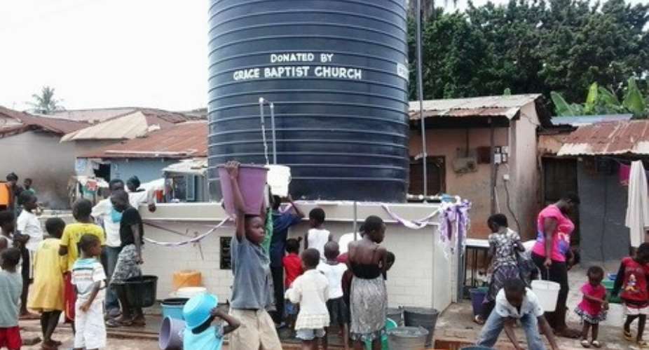 Community hails water aid from Baptist church