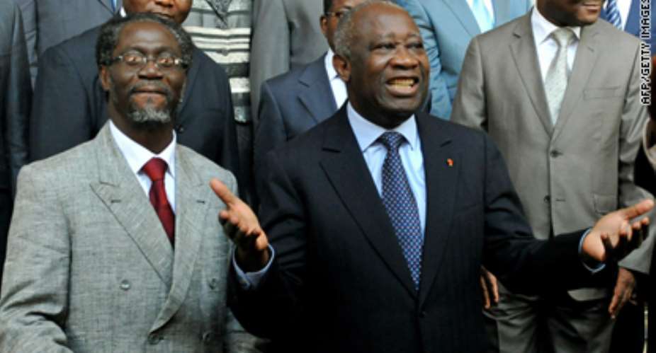 Mr Gbagbo R says he remains the democratically elected leader in the country