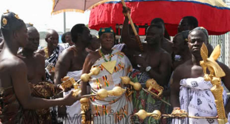 Omanhene of the Agogo Traditional Area, Nana Akuoko Sarpong