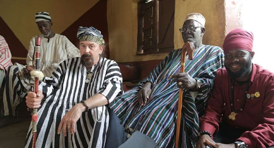 Bolewura enskins A One World Tribes David Naporo Pick as Nkiligi-wura Progress Chief of Bole