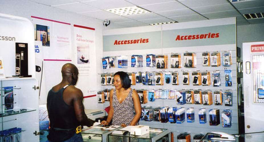 Mobile phone usage in Africa shoots up