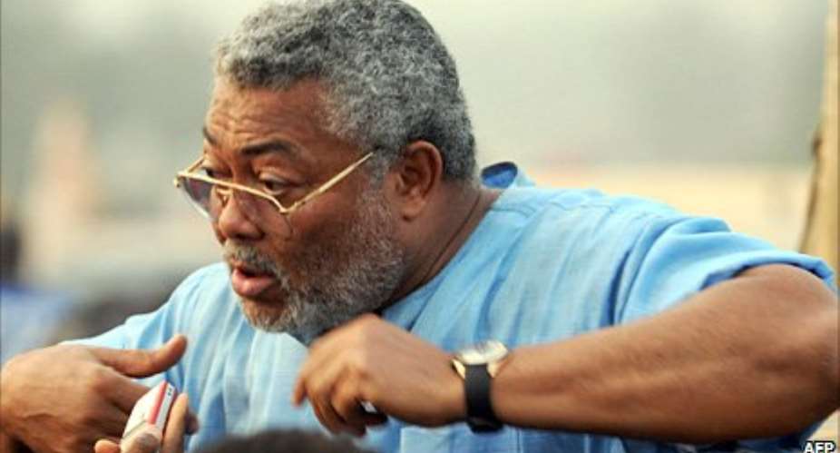 President Rawlings condemns former Transport Minister