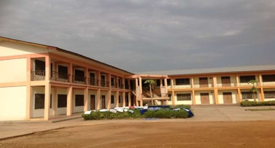 The dormitory of Nadowli Queen of Peace Senior High School, which has now become a white elephant.