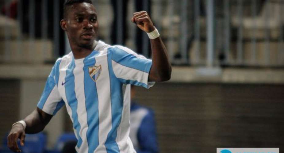 Christian Atsu scored in his debut for Malaga on Friday in his debut