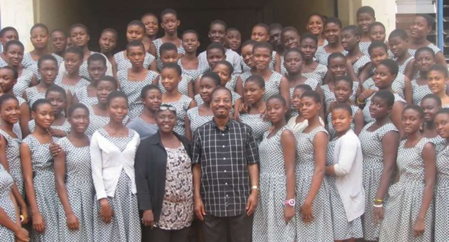 Rev Samuel Kisseadoo, FM International Inc adopt Accra Girls High School