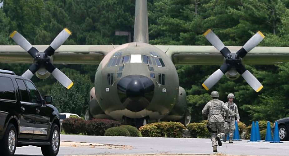 A C-130 Aircraft Is Pictured At Little Rock Air Force Base In Jacksonville, Ark On July 23, 2014 In This File Photo