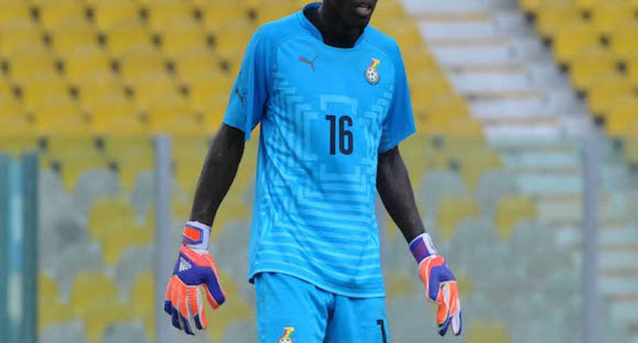 Richard Ofori of Ghana. at the U-23 African Championship 2015 Qualifiers Christian ThompsonBackpagePix