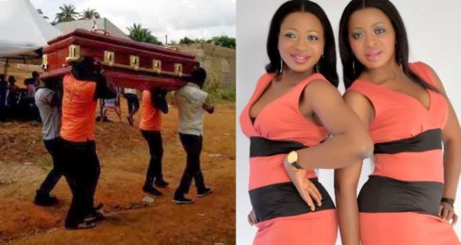Nollywood Aneke Twins Mourn Step Mum Photos