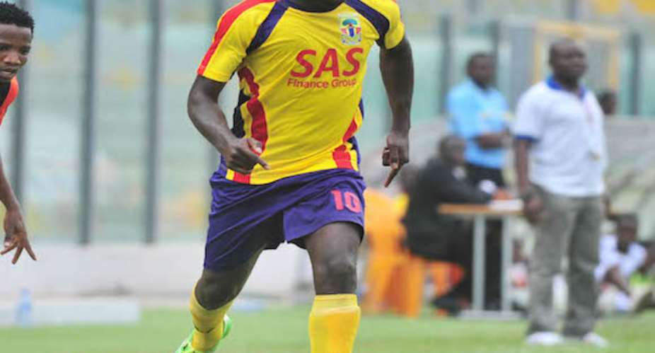 Foovi Aguidi of Accra Hearts of Oak . During the1st Capital Plus Premier league Christian ThompsonBackpagePix