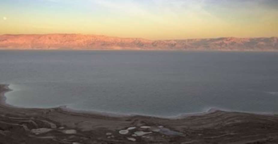 The surface of the Dead Sea is falling by about a metre a year