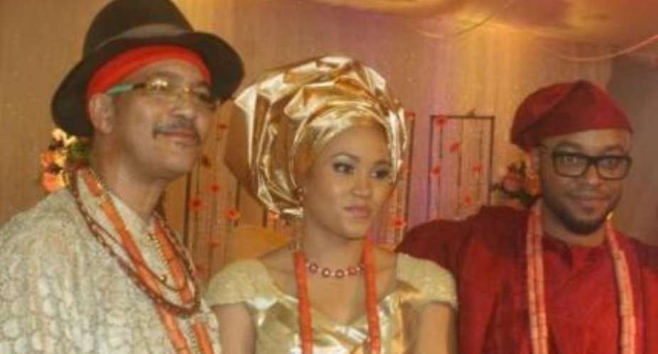 Disgraced Bank Boss- Cecilia Ibru Absents  At Step-Daughters Wedding ...Obaro Conspicuously Missing Too.