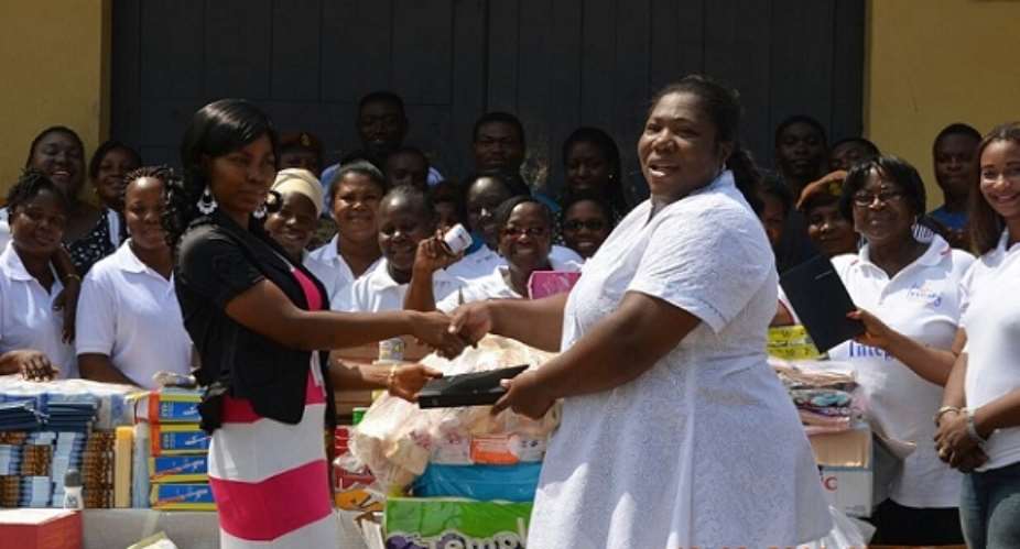 TBC Integrity Ladies donate to Nsawam Prison