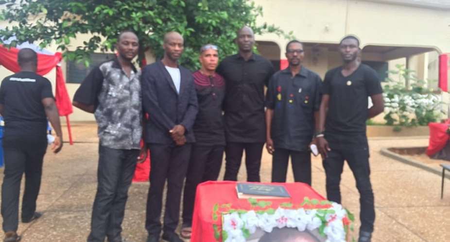 PHOTOS: PFAG pays last respect to late former Hearts midfielder Uriah Asante