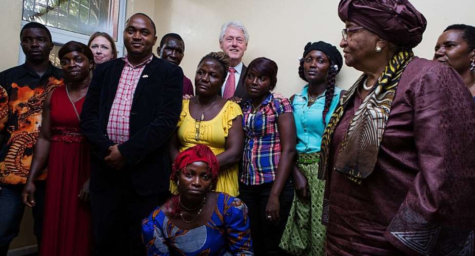President Clinton and Chelsea Clinton in Monrovia, Liberia – Monday, May 4, 2015