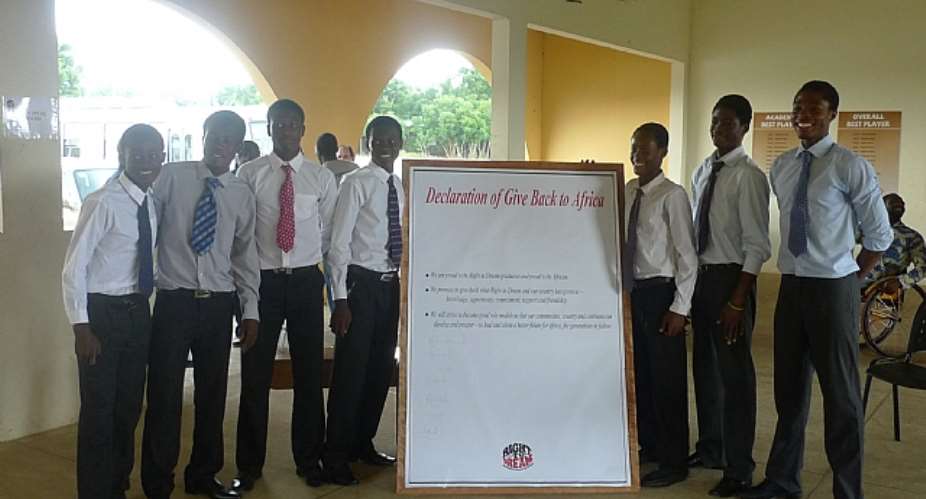 Ghanaian Football Academy Right to Dream in partnership with Vodafone Graduation Ceremony