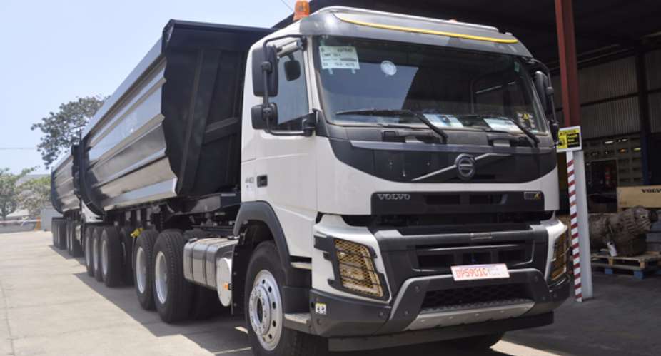 SMT Ghana introduces new Volvo truck for bauxite industry