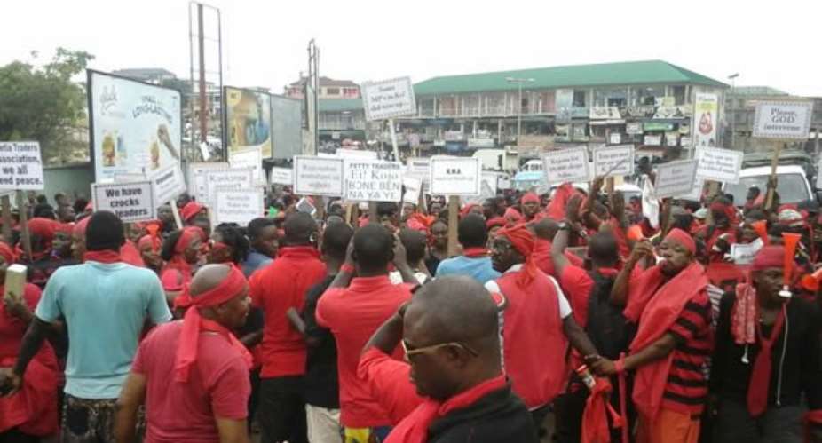 Kejetia traders demonstrate against KMA relocation ultimatum