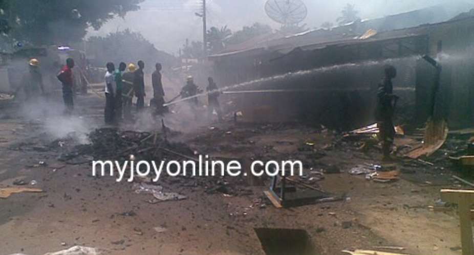Looting and arson continues at Hohoe