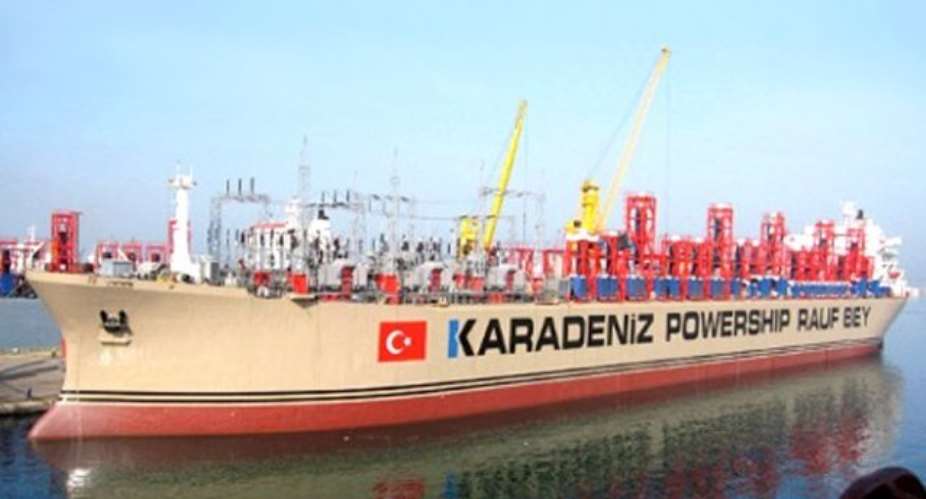 225 MW Karpower barge to arrive in Ghana by October