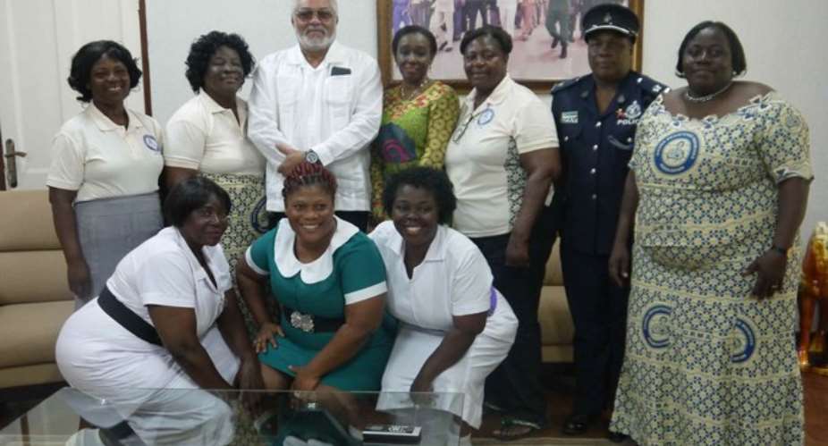 Rawlings charges midwives to uphold professional values
