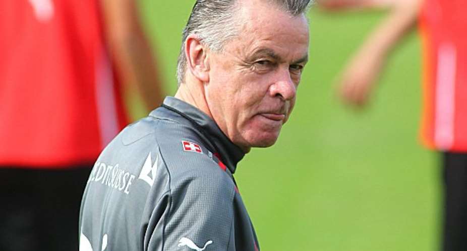 Switzerland coach Ottmar Hitzfeld has ruled himself out of a future coaching job with the Black Stars.