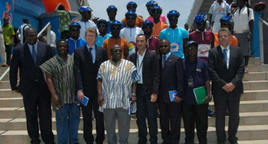 SPEECH BY THE REPRESENTATIVE OF THE  MINISTER OF YOUTH AND SPORTS – MR. CHARLES JAMES ARYEH AT THE LAUNCHING OF THE “COWBELL NATIONAL CYCLING TOUR OF GHANA 2011