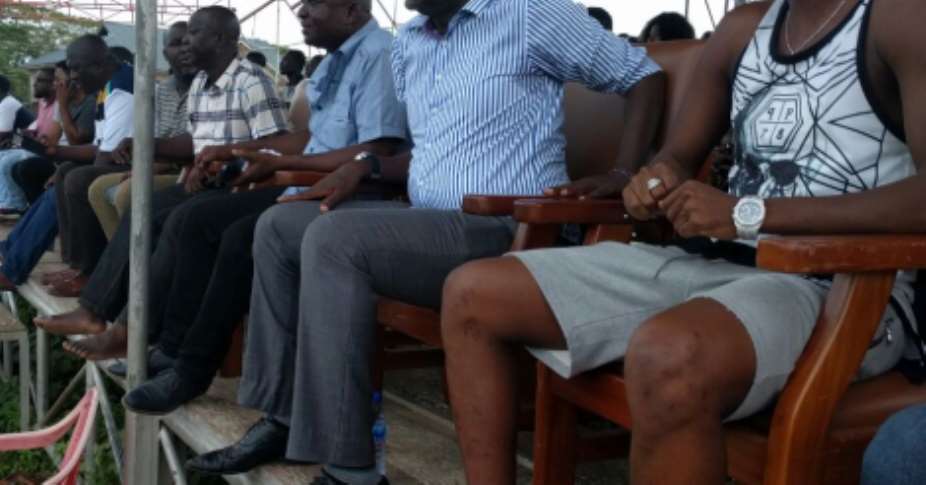 Asamoah Gyan: Black Stars captain watches former club in Ghana Premier League
