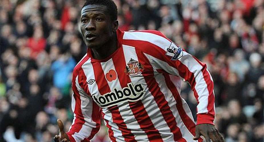 Ghana captain Asamoah Gyan named among top ten Sunderland strikers in the past decade