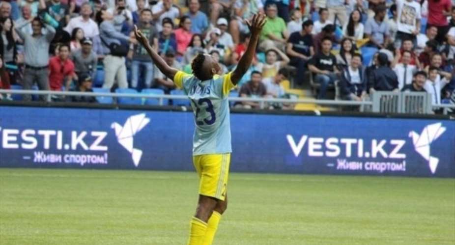 Patrick Twumasi has reached the Champions League group stages with Astana