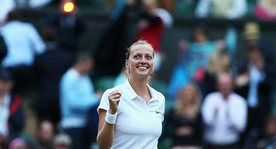 Kvitova sees off Zahlavova-Strycova to reach Wimbledon last four