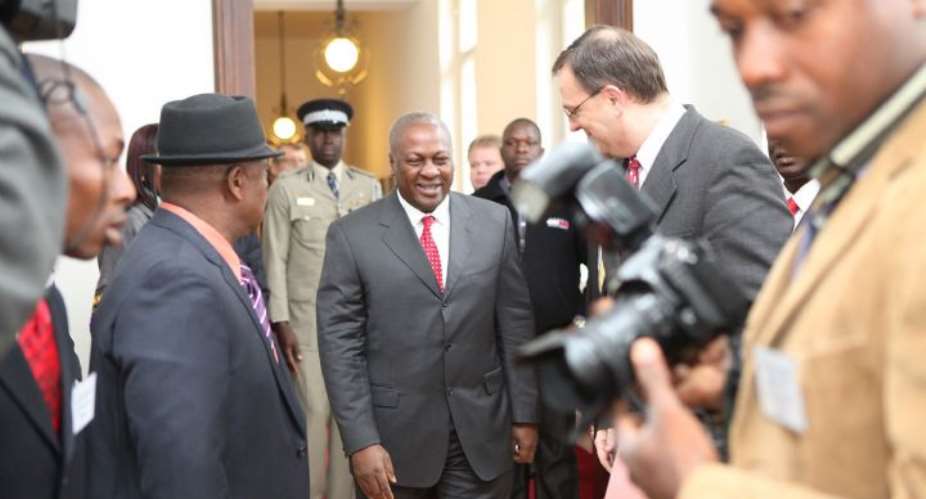 Vice President Mahama in Prague for a Business and Investment Forum