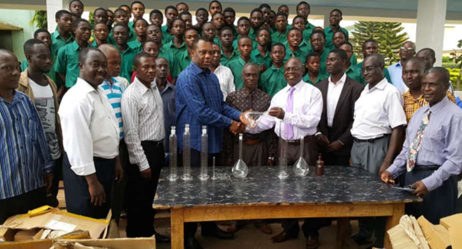 Prempeh College Gets Lab Equipment