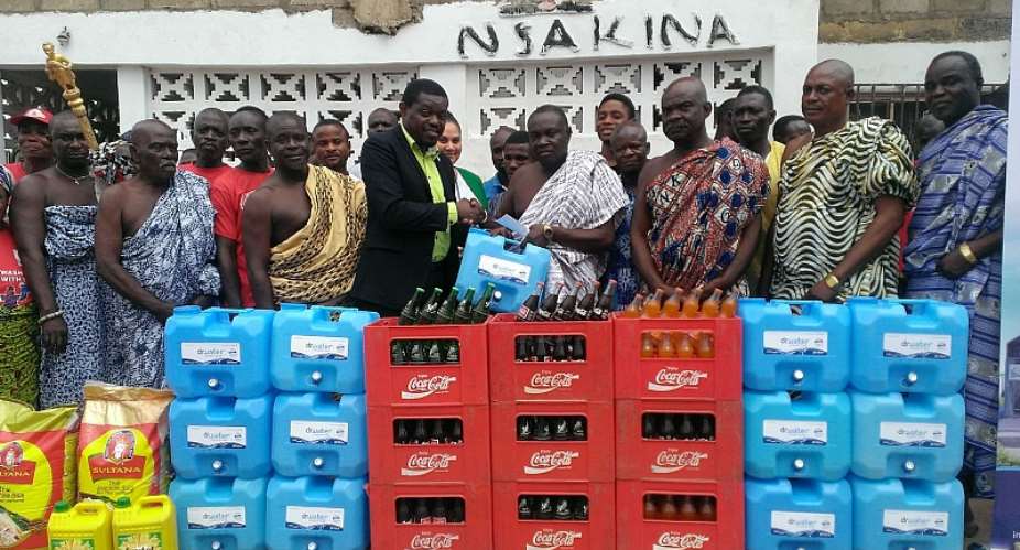 Waterheath Ghana Donates Towards Homowo Celebrations In Nsakina And Ablekuma