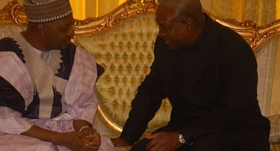 President Mahama receives Nigerian Veep