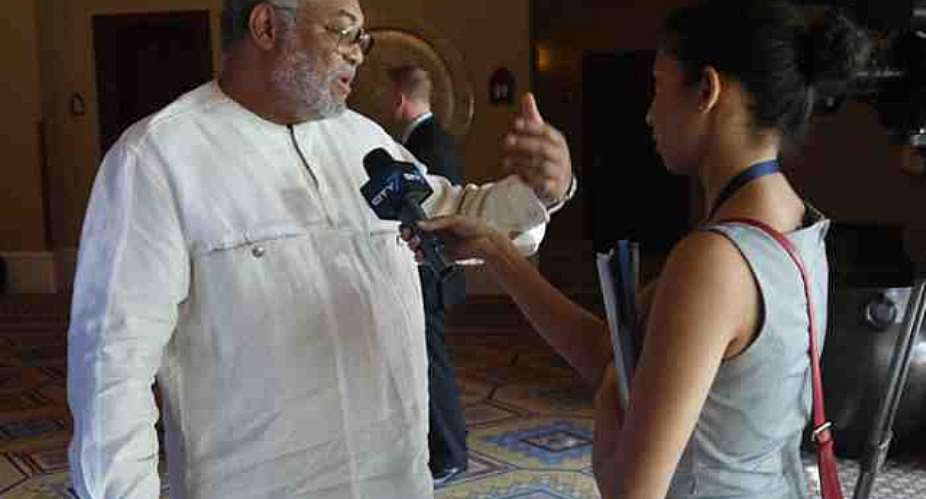 President Rawlings condemns dumping of toxic waste on Somali coastline