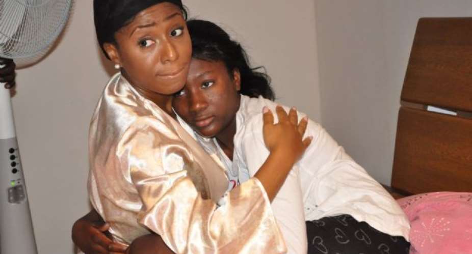 Julius Aghahowa Supports 11-Year Old Daughters Acting Career (Photos)