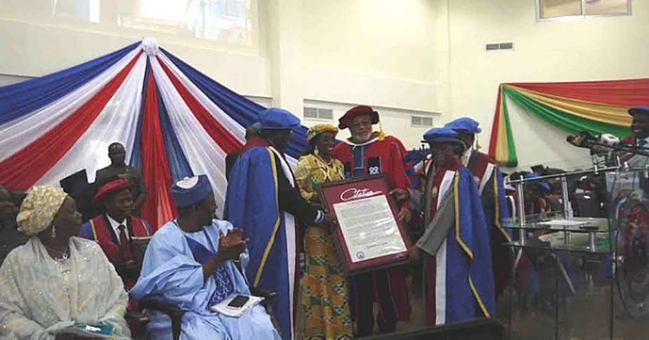 Rawlings acceptance speech after Winneba Doctorate degree