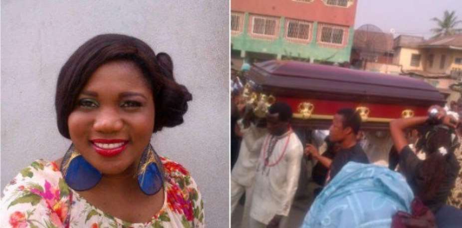 PHOTOS: Yoruba movie actors gather at Bisi Komolafes funeral ceremony