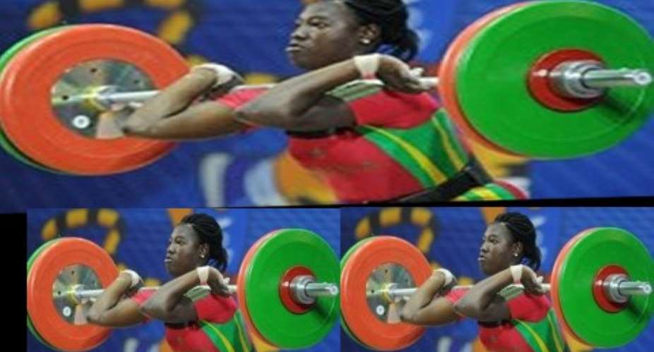 LONDON 2012: Team Ghana female weightlifter fails to win a medal