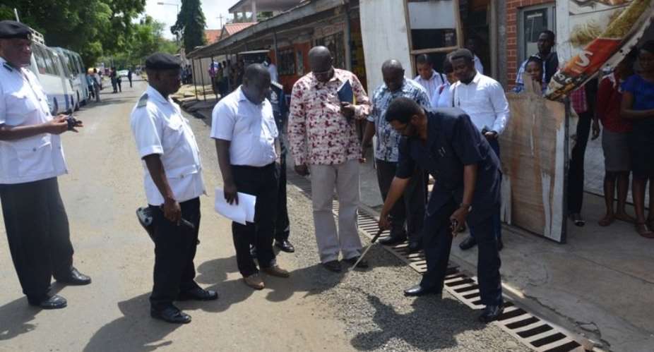 Accra MCE unhappy with road maintenance works