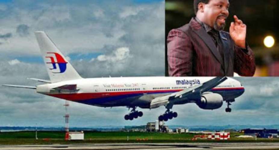 T.B Joshua prophesied about Malaysia M17 plane crash several months ago