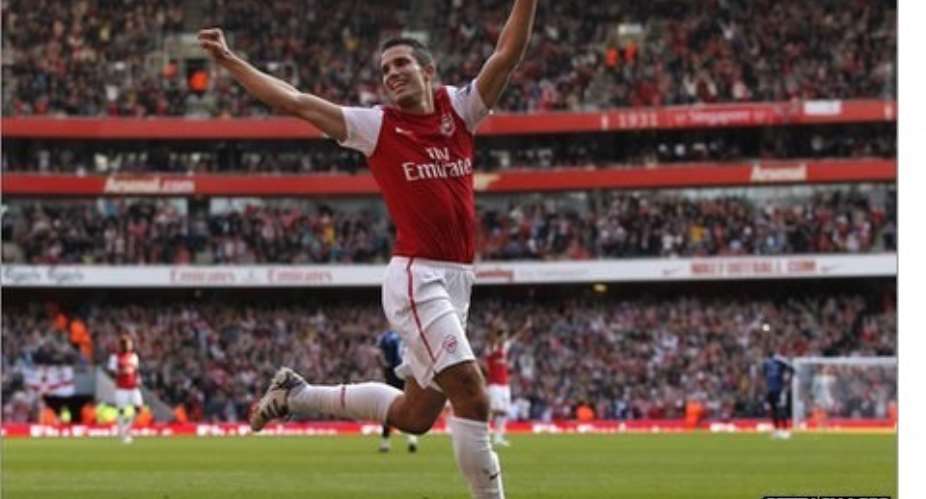 I can score against anybody- Van Persie