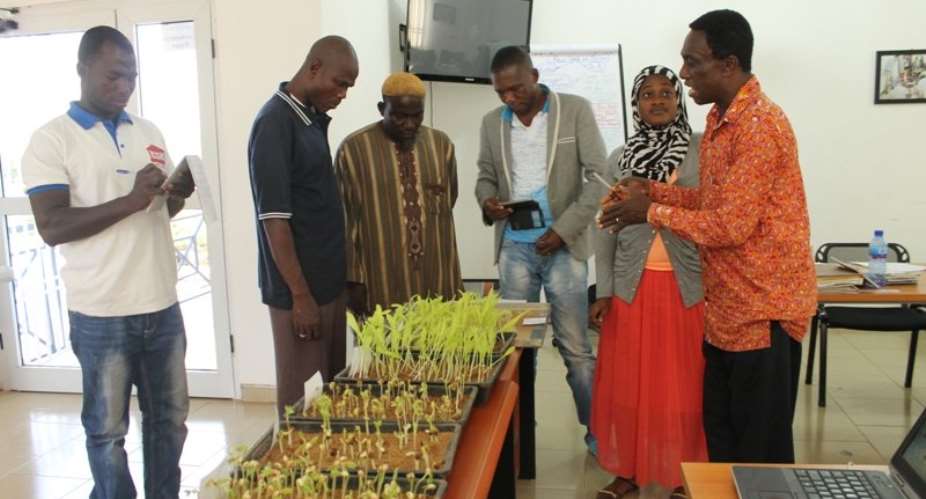 Stakeholders in seed value chain production trained