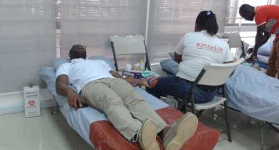 Nyaho Medical Centre holds blood donation exercise